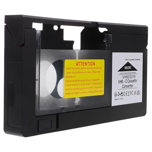 SOIMISS Adaptateur Cassette VHS vers 8 MM Boitier Conversion Numerique Lecteur Camescope Magnetoscope Numerisation Video Archive Famille Souvenir Maison Cinema...