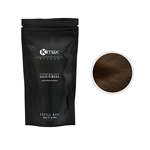 FIBRAS CAPILARES KMAX RECARGA 64GR. (Castaño Medio)
