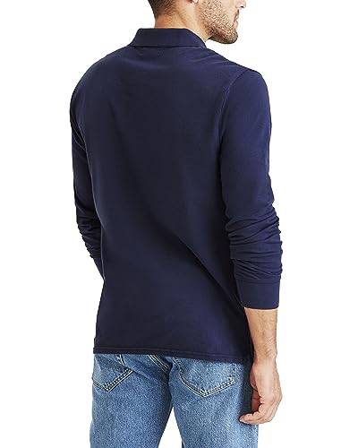 Dockers Men's Slim Fit Long Sleeve Performance Pique Polo2