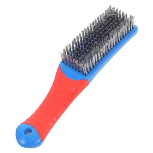 BUGUUYO Cepillo De Alambre Con Mango De Silicona. Limpiador De Brochas De Maquillaje Removedor De Cutícula Taladro Eléctrico Para Uñas Kit De Manicura Productos De Limpieza Gel De Sílice
