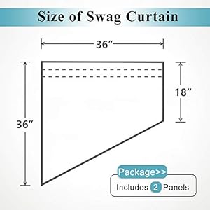 Rybhomeshortkitchenvalancesandcurtainsetprivacywhitelinenswagcurtainssemisheerbathroomtiersforsmallwindows36x36inch1pair Urban Country Home Decor Ryb home short kitchen valances and curtain set privacy white linen swag curtains semi sheer bathroom tiers for small windows 36 x 36 inch 1 pair urban country home decor