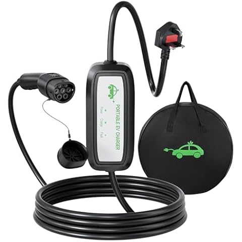 FNRIDS 13A Type 2 to 3 Pin EV Charger Cover