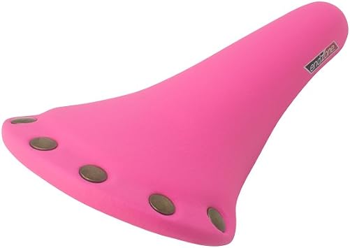 Brass Button Bicycle Bike Classic Racing Saddle Seat Fixie Road Bike Pink