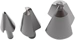 Driak 3pcs 16-30.5mm,5-20mm,3-14mm HSS Taper Power Drill Bit Umbrella Step Drill Set Cone Chamfer Cutter