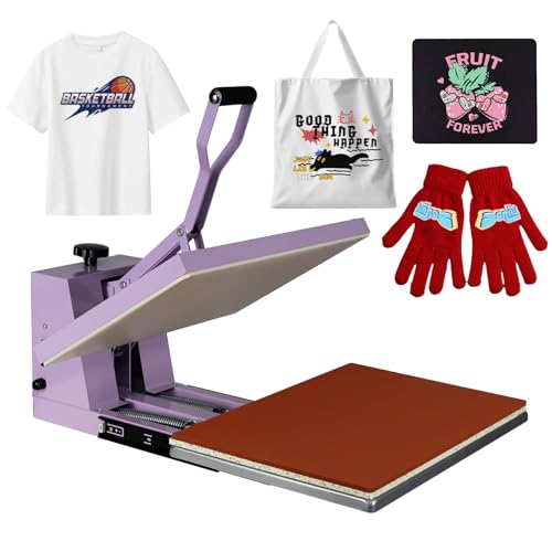 TLSols Heat Press 16x24 in, Manual Heat Press Machine for T Shirts,...