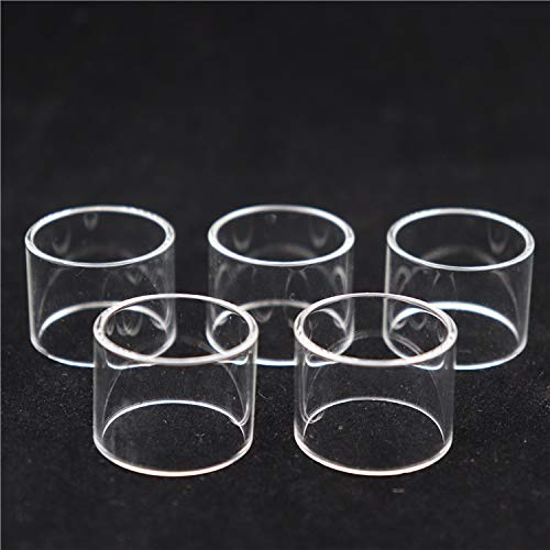 RUIYITECH Straight Replacement Glass Tank pyrex for Digiflavor Pharaoh Mini RTA 5 PACK (2-m-l)