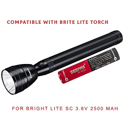 Image of KEBILSHOP 3.6 Volt-2500 MAH High Capacity Rechargeable Battery for Britelite Torch,Rechargeable Battery for Torch Light Color May Vary (3.6 Volt-2500 MAH)