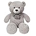 KXCAQ 105cm de Alto Gigante Oso Americano muñeco de Peluche Animal de Peluche Oso de Peluche Juguetes de Peluche niños niñas San Valentín Amante Regalo de cumpleaños 105cm Gris