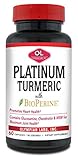 Olympian Labs Platinum Turmeric Formulated with Glucosamine, Chrondroitin, MSM & BioPerine for Maximum Joint Health 60 Capsules