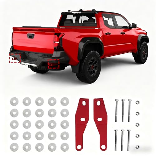2Pcs Red Rear Tow Hooks Recovery Points Hooks fits for