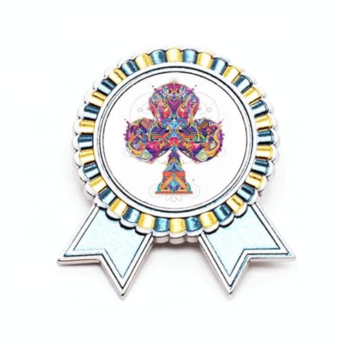 Broche cartes à jouer en métal pour sublimer vos soirées poker et jeux