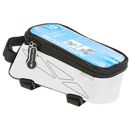 M Wave Bolsa rígida Tubo Superior para Bicicleta Rotterdam Top L, Adultos Unisex, Blanco