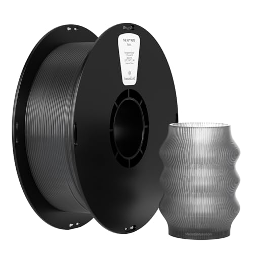 Filament PETG 1.75mm kexcelled noir transparent haute résistance