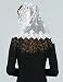 Mantilla De Encaje Española Mujer Capilla Velo Pañuelo de Lglesia Católica Bordado...