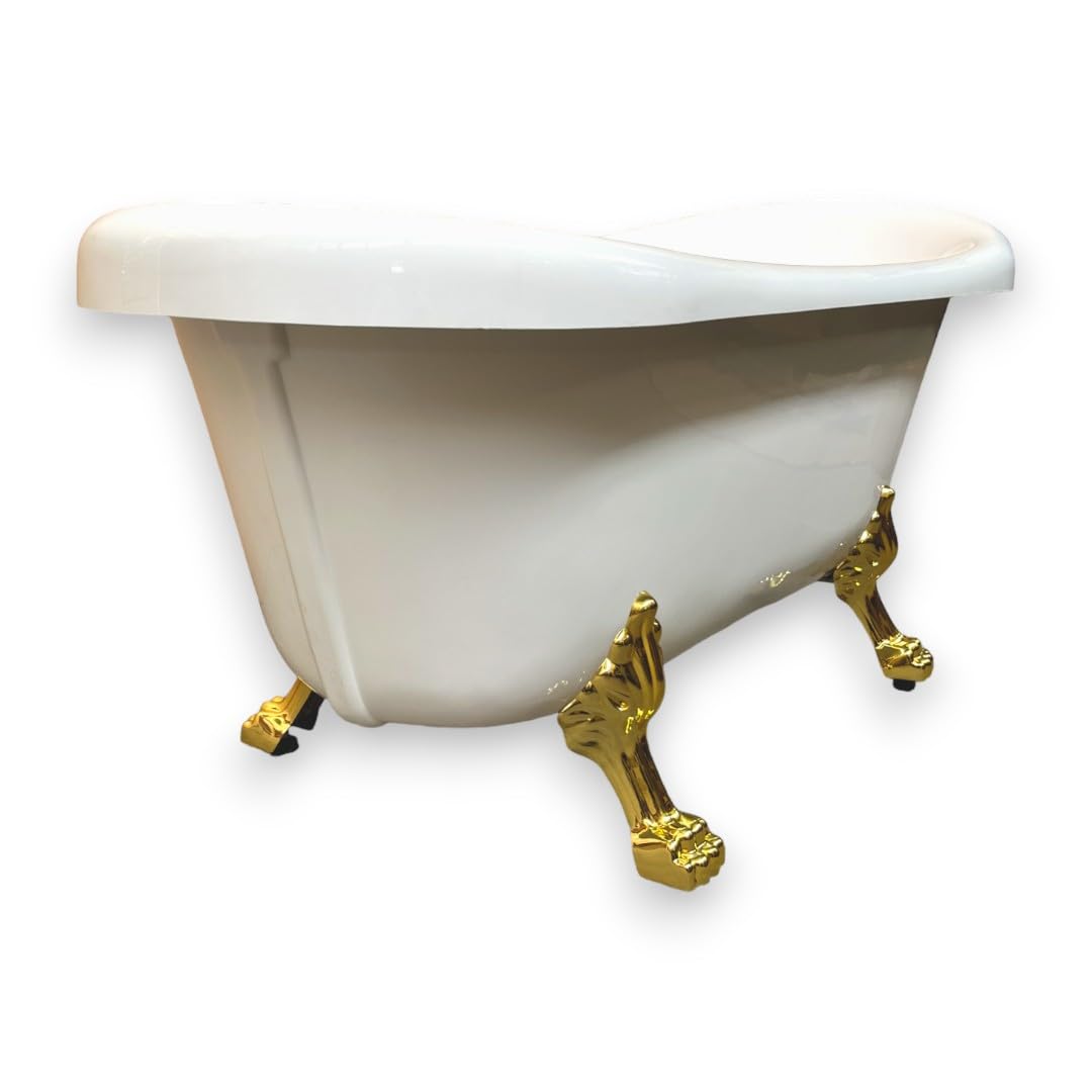 VASCA DA BAGNO INSTALLAZIONE LIBERA EPOCA RETRÓ Margherita Piedi Oro 170x80 cm