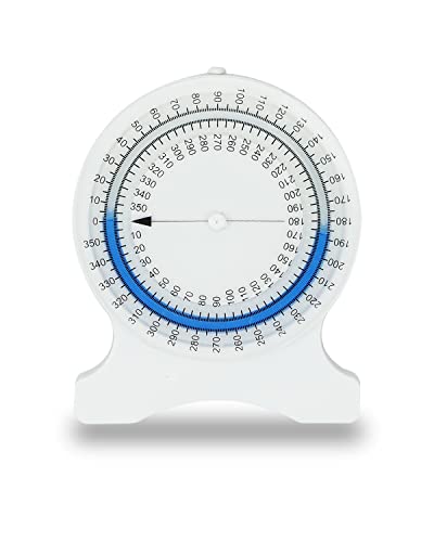 SZRKRLA Inclinometer Physical Therapy Tool No-Leak PT Inclinometer Accurate Range for Range of Motion Measurements No-Leak PT Inclinometer for Students and Professionals