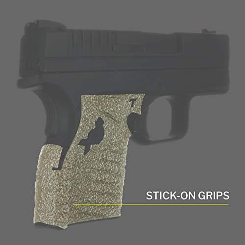 TALON GRIPS for Springfield XD-S 9mm/.45 (Large Backstrap, Rubber-Moss)