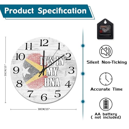 Cadeau voyage Timor Oriental avec horloge bois à suspendre - 7