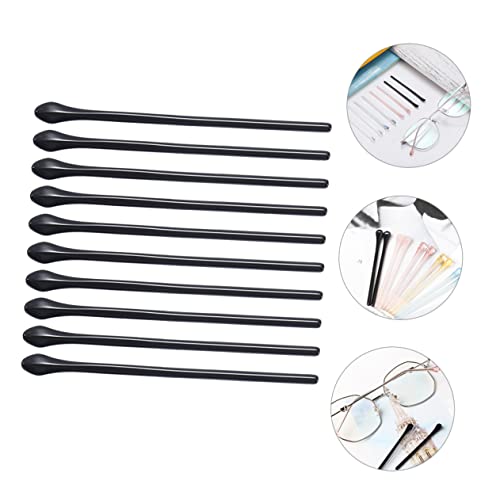 BEBEMOKO 10pc Flexible Eyeglass Temple Tips Anti-Slip Ear Grips for Glasses Lightweight and Comfortable Eyewear Replacement Parts Suitable for Sunglasses and Frames - Thumbnail 7