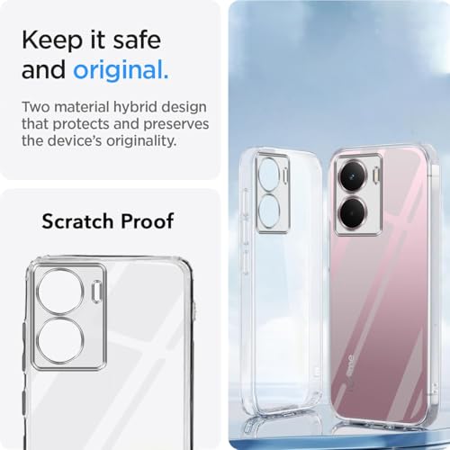 Image of Jkobi Back Cover for Realme P3 (Silicone Clear Shockproof Case with Camera Protection | Soft and Flexible | Transparent)