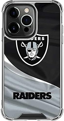 Skinit Clear Phone Case Compatible with iPhone 13 Pro - Officially Licensed NFL Las Vegas Raiders Design