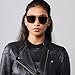 MVMT Navigator Non-Polarized Square Sunglasses - Stainless Steel Sunglasses for Men & Women - Cruiser Shades Block 100% of UV Rays - Premium, Durable Sunnies - Oversized Unisex Sunglasses - 57mm
