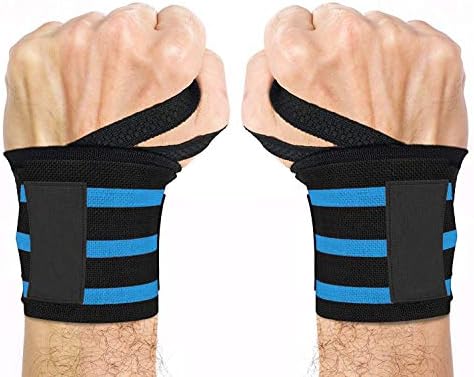 Wrist Support Band With Thumb Loop Strap For Men And Women (Nylon,Blue),One Size