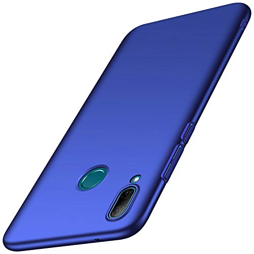 Almiao Huawei Y9 2019 Case, [Ultra-Thin] Minimalist Slim Protective Phone Case Back Cover for Huawei Y9 2019 (Smooth Blue)