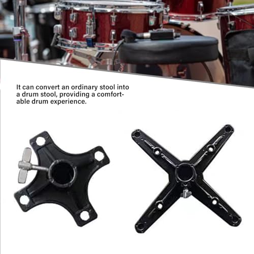 Soporte para taburete de tambor y base de repuesto para asiento de trono de percusión 6