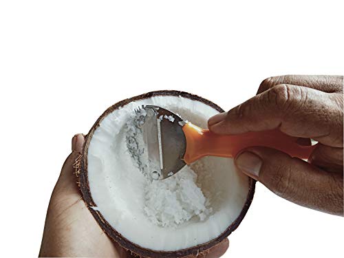 Plai Na Coconut Hand Grater Blade Slicer Shredded Scraper Coconut Meat Removal Knife Fish Skin Scale Scraper Remover Tool Vintage #TOP3
