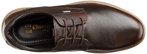 Image of Red Chief Mens Rc25021 003 Red Chief Genuine Leather Derby Shoes for Men | RC25021 | Brown