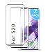 Produktbild AdoN 2 x Galaxy S20 Panzerglas Schutzfolie, [9H Härte][Hohe Auflösung Glas],3D Full Cover Panzerglasfolie für Samsung Galaxy S20