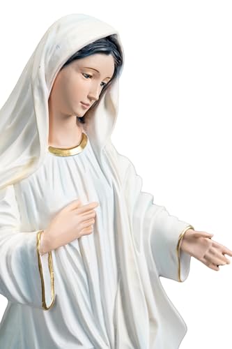 Estatua de Nuestra Señora de Medjugorje 24 pulgadas miniatura 5