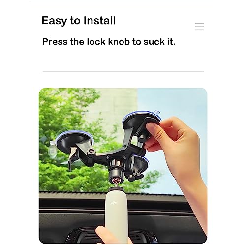Support ventouse voiture pare-brise trépied Insta360 GoPro - 6