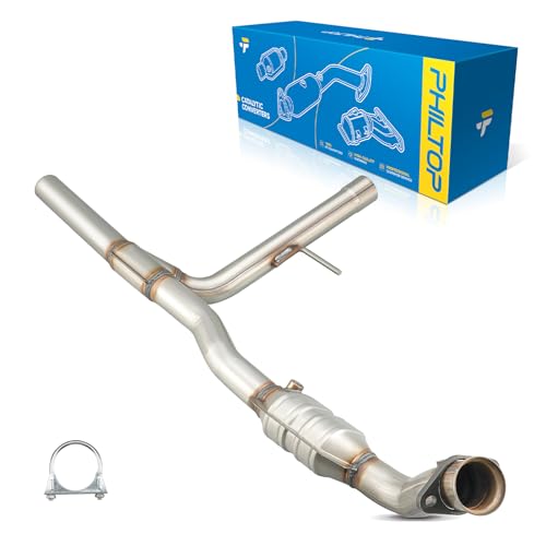 PHILTOP Right Automotive Replacement Catalytic Converter Kit Compatible with Ford, Lincoln F-150 5.4L 2004-2008, Mark LT 5.4L 2006-2008 Replace# 50553, 645218, 30495, 4L3Z5E212GE (EPA Compliant)