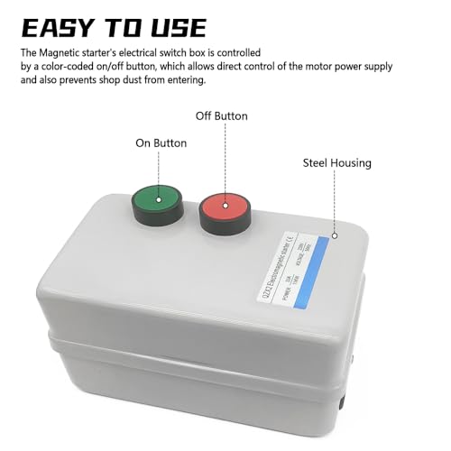 Arrancador Motor Magnético para Compresor de Aire, 220V 11KW/15HP miniatura 3