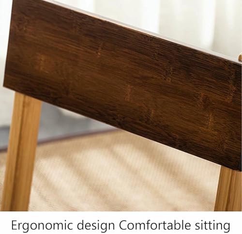 Chaise de plancher en bois portable pour maison et extérieur