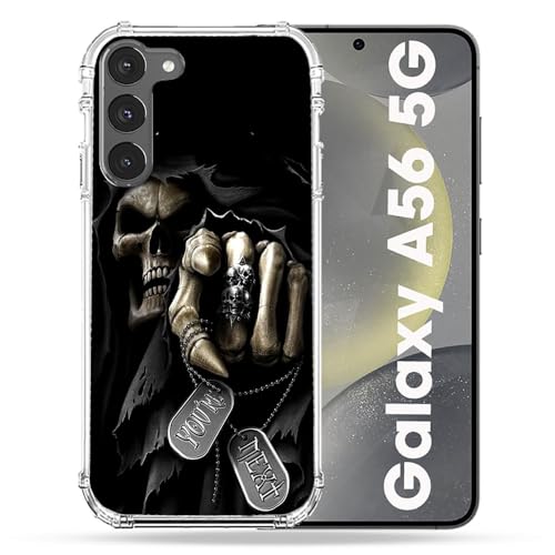 Coque Samsung A56 5G Cokitec Tete de Mort Your Next antichoc