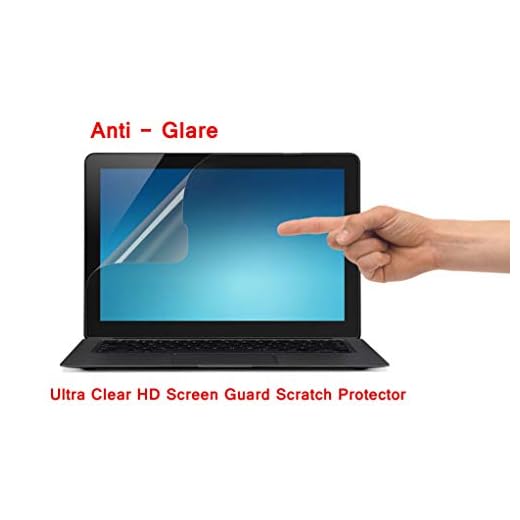 Saco Anti Glare Scratch Anti-Fingerprint Ultra-Clear Screen Protector for Dell Inspiron 15 7000 Series i7537T-5005sLV 15-Inch Touchscreen Laptop  - 15.6 inch Laptop