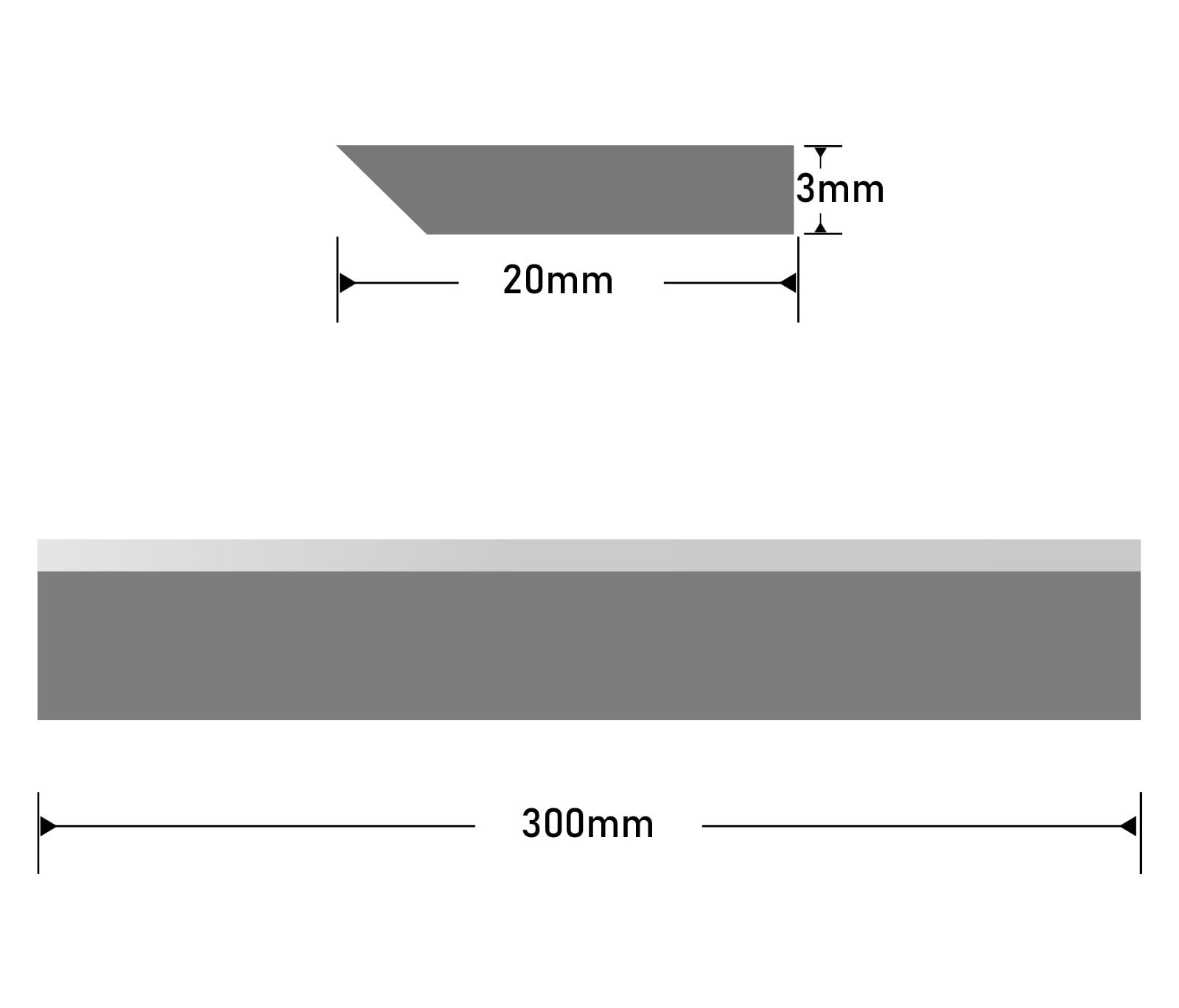 3 pezzi 300×20×3mm Lame for piallatrice Coltelli for piallatrice riaffilabili, for piallatrici a spessore e pialle for piallatrici HSS/TCT