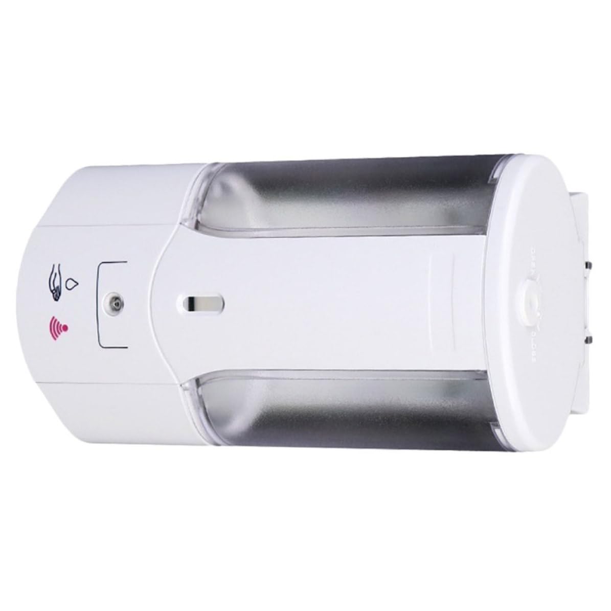 Mobestech Dispensador de Jabón Líquido Automático Sensor de Movimiento, Material Abs, Capacidad 400ml, sin Batería, Adecuado para Baño y Cocina