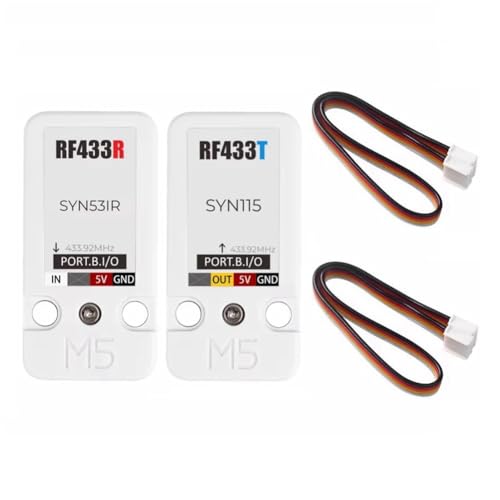 PAGJHRFJG 1 juego RF433T/RF433R transmisor y receptor de RF inalámbrico con una frecuencia de trabajo de 433,92 MHz para la automatización de control remoto IoT RF