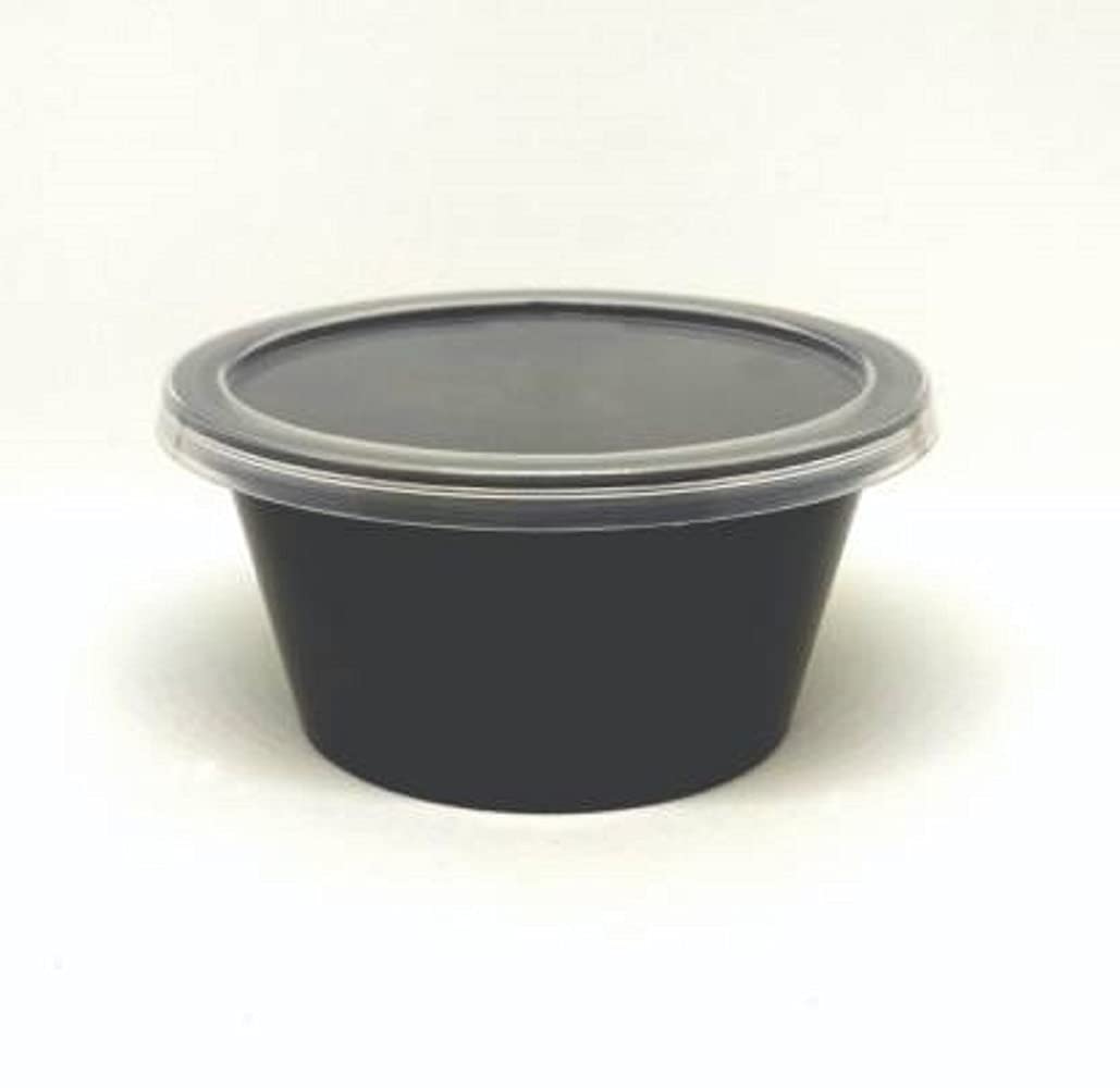 PranavPranav Round Containers with lid for Food Storage 50ml, Kitchen Storage,Reusable Plastic containers for Food delivery,Fridge Storage Pack of 200