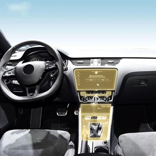 Protector premium de TPU transparente: película de protección de pintura PPF para interior Skoda