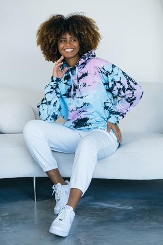 Image of Colortone Tie Dye Pullover Hoodies for Women and Men - Classic Fit Sweatshirts