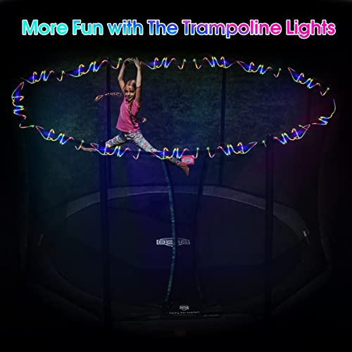 2 Pack Rope Lights, 66Ft 200 Led Waterproof Indoor Rope Lights, Battery Powered Trampoline Lights 8 Mode Fairy Lights Usb Powered String Lights With Remote For Camping Pool Party Outdoor Lights Decor #TOP5