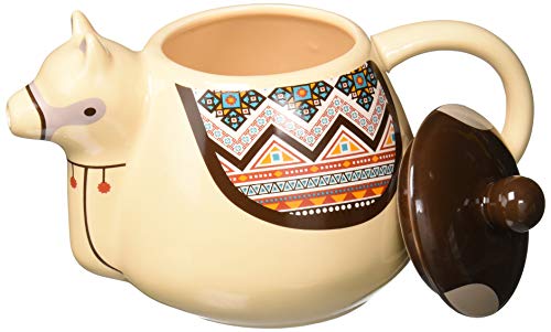 Thumbs Up Teiera Llama Teapot, in ceramica