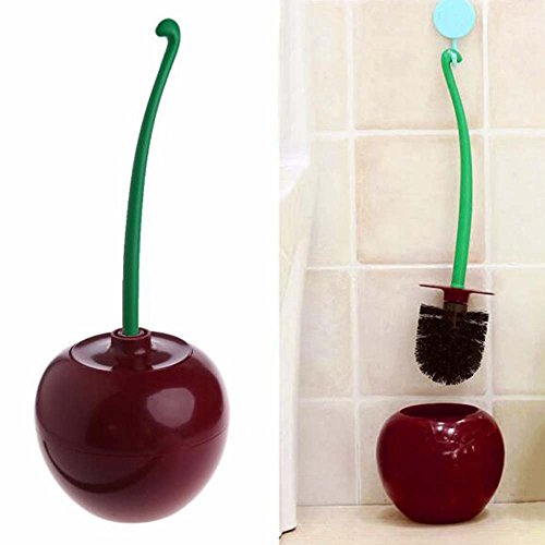 Scopino e portascopino per WC, d'arredo, a forma