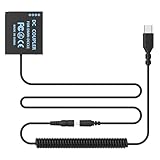 F1TP DMW-DCC11 DC Coupler Dummy Battery USB-C Kit Replace DMW-AC8 AC10 AC Power Adapter for Panasonic Lumix DMC- GX80 GX85 GF3 GF5 GF6 S6 GX7 Mark II GX9LX100 ZS60 ZS110 ZS100 TZ100 Cameras.