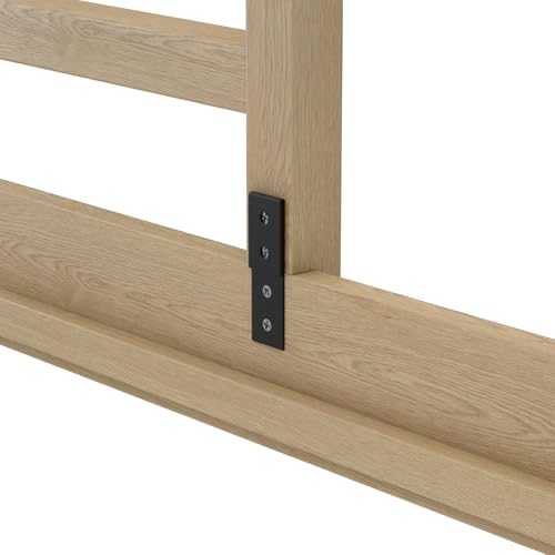 Image of CC KITS Safety Guard Rail for Baby, Kids, and Children - Solid Wood Safety Bed Rail for Toddlers - Easy Installation - Premium Protection for Bunk, Twin, Full, Queen and King Size Beds - (Natural)